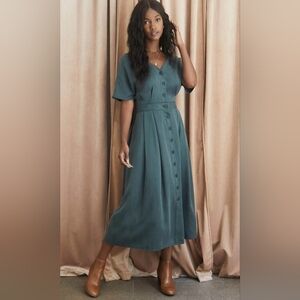 Vetta Two Piece Midi Dress Emerald